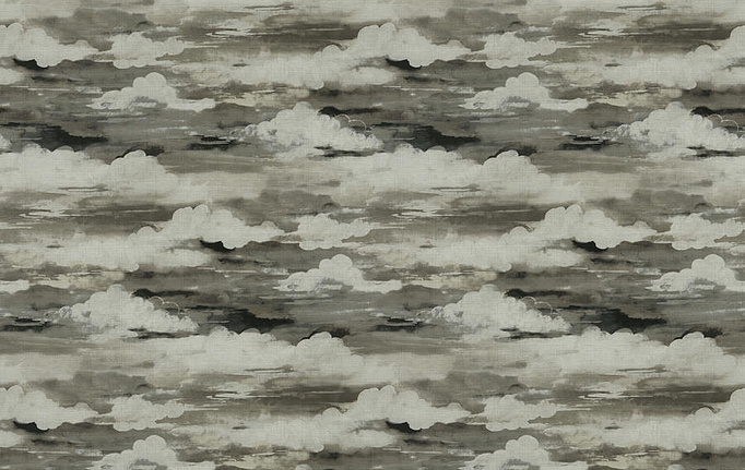Американская ткань Fabricut, коллекция Luxe Nuances Granite Moon, артикул CloudNine/Thunder