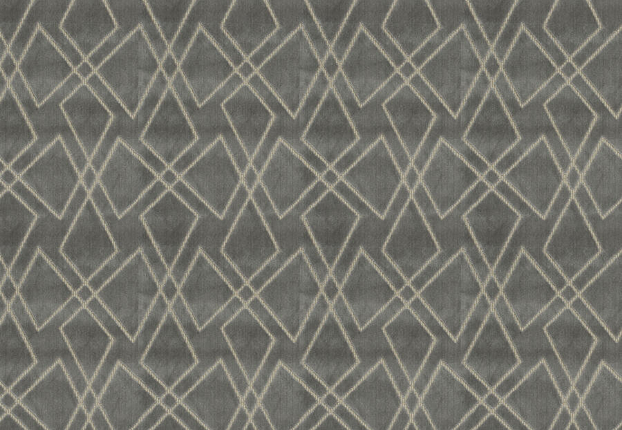 Ткань Fabricut Luxe Nuances Granite Moon FashionGeo/Silver