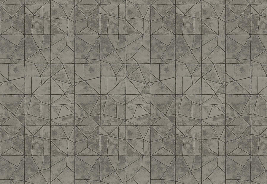 Ткань Fabricut Luxe Nuances Granite Moon HiddenHills/Charcoal