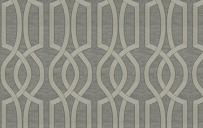 Американская ткань Fabricut, коллекция Luxe Nuances Granite Moon, артикул NetWorth/Charcoal
