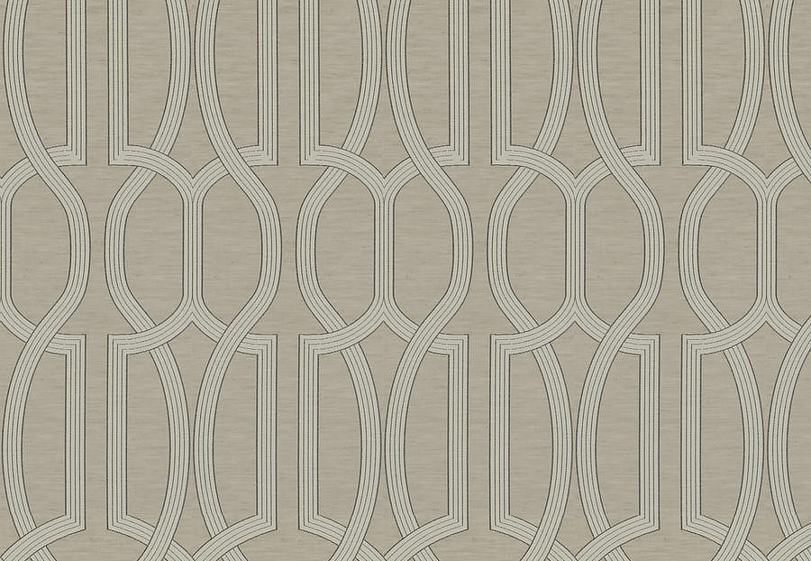 Ткань Fabricut Luxe Nuances Granite Moon NetWorth/Rattan