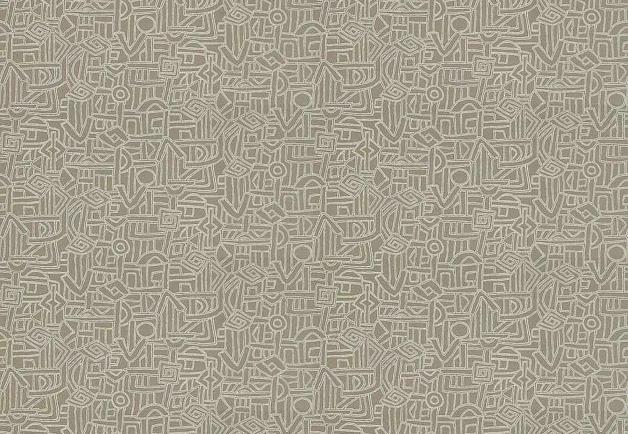 Ткань Fabricut Chromatics Vol.XXVI Quarry Hieroglyphics/Linen