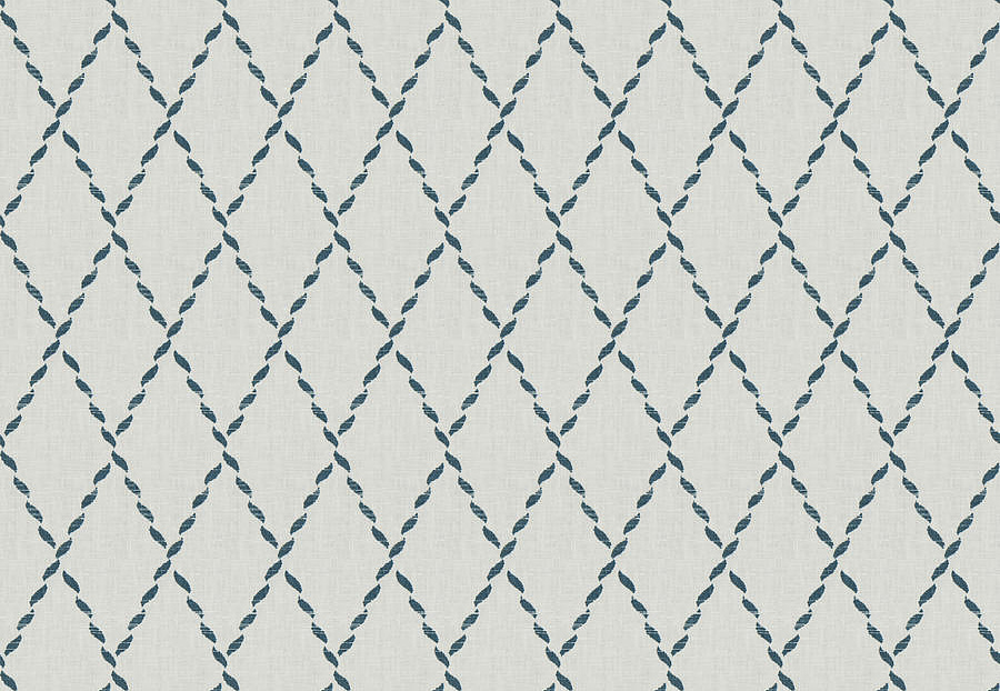 Ткань Fabricut Chromatics Vol.XXVI Azure Caricature/Navy