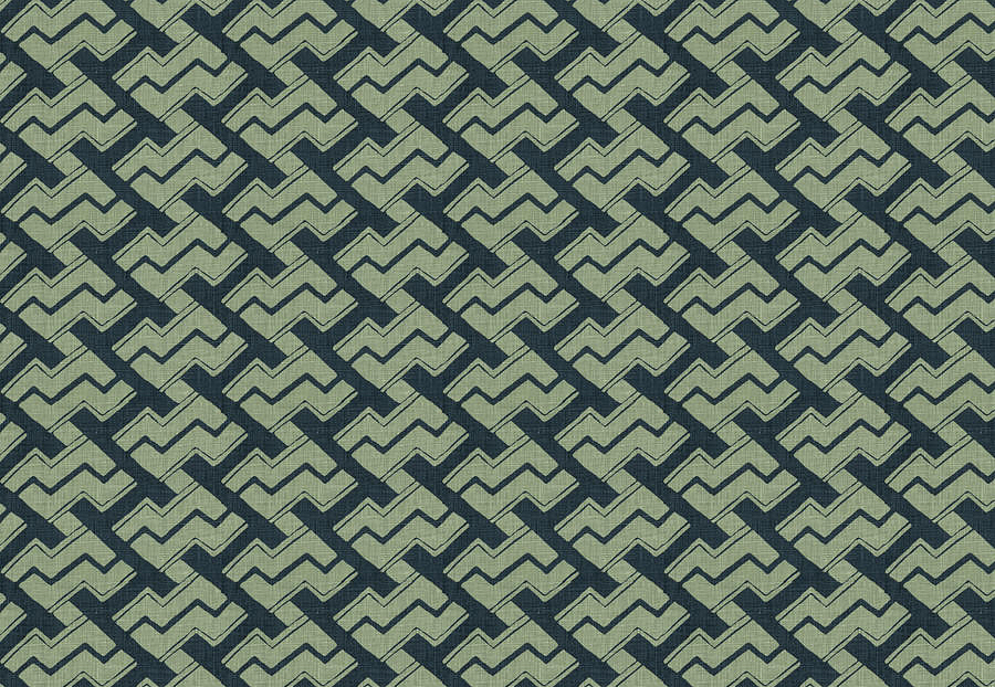 Ткань Fabricut Chromatics Vol.XXVI Azure Cladding/Bluegrass