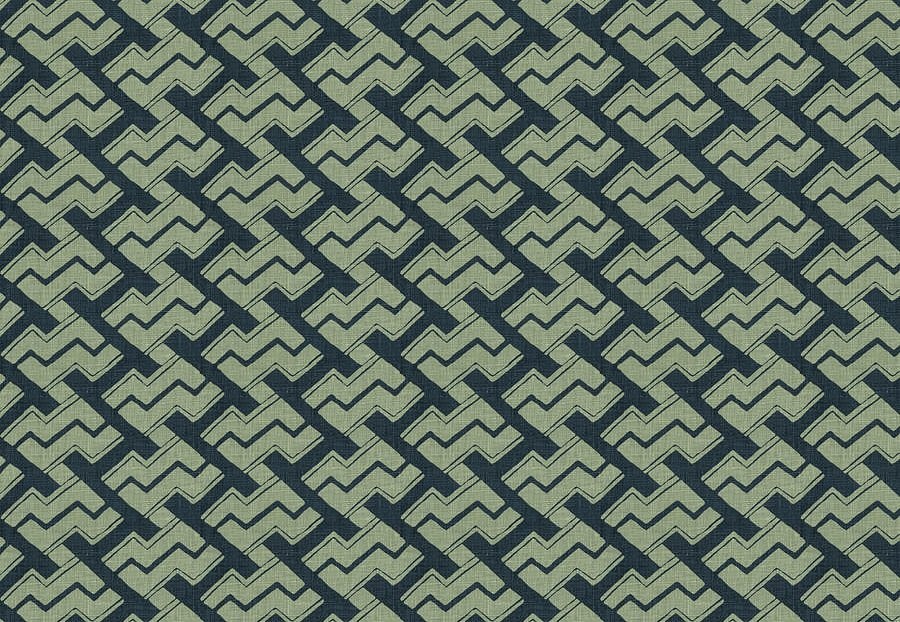 Ткань Fabricut Chromatics Vol.XXVI Azure Cladding/Bluegrass