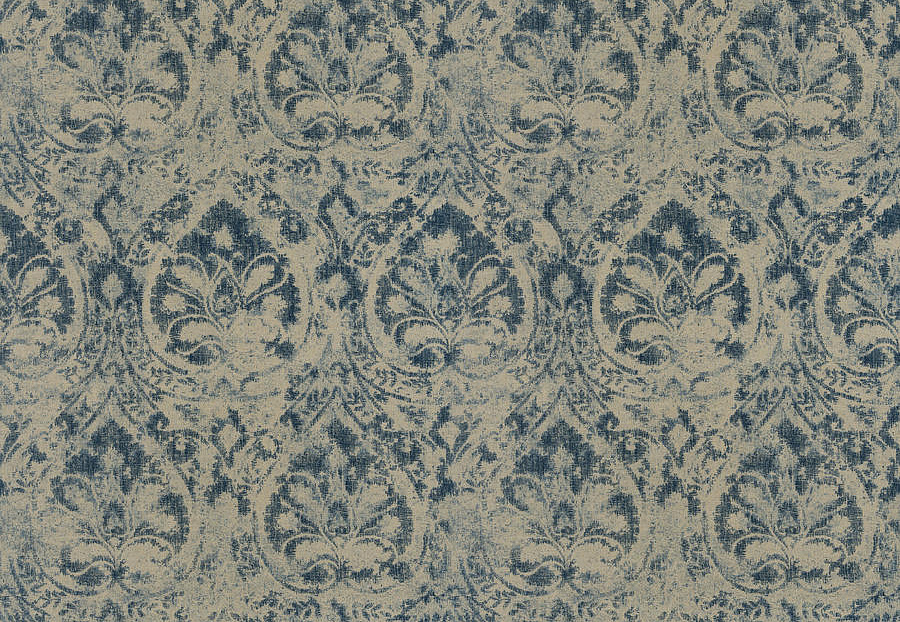 Ткань Fabricut Chromatics Vol.XXVI Azure CritiqueDamask/Navy