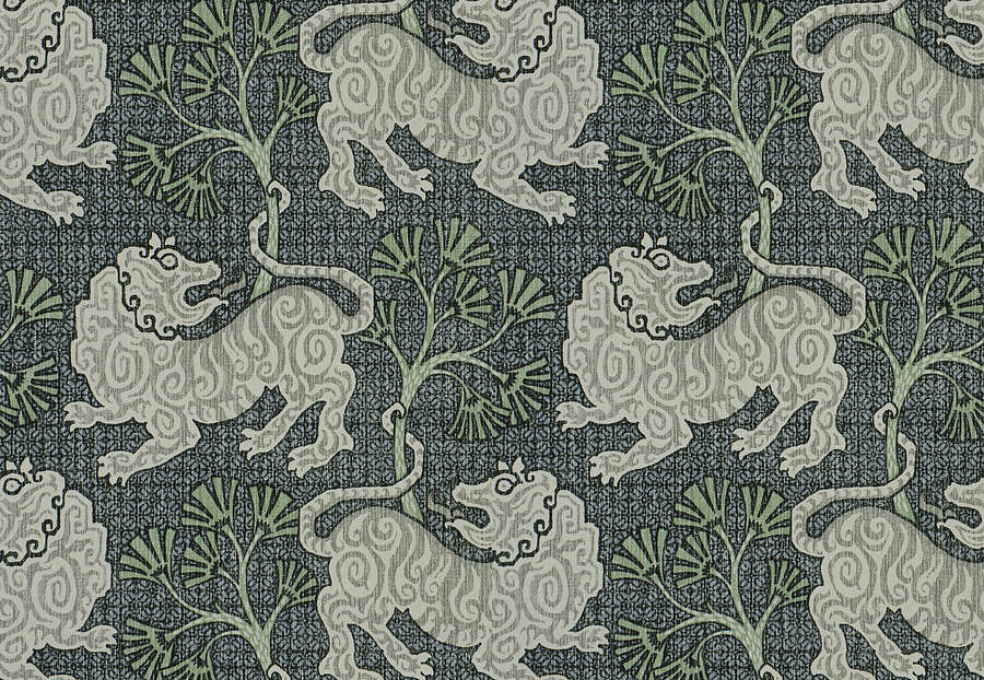 Ткань Fabricut Chromatics Vol.XXVI Azure Lion'sDen/Indigo