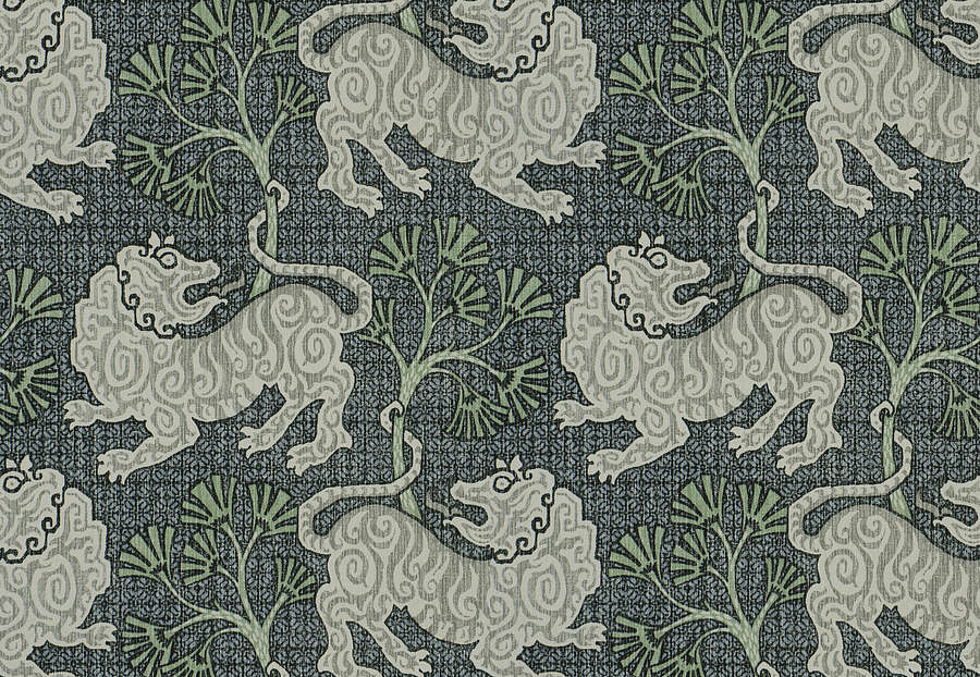 Ткань Fabricut Chromatics Vol.XXVI Azure Lion'sDen/Indigo