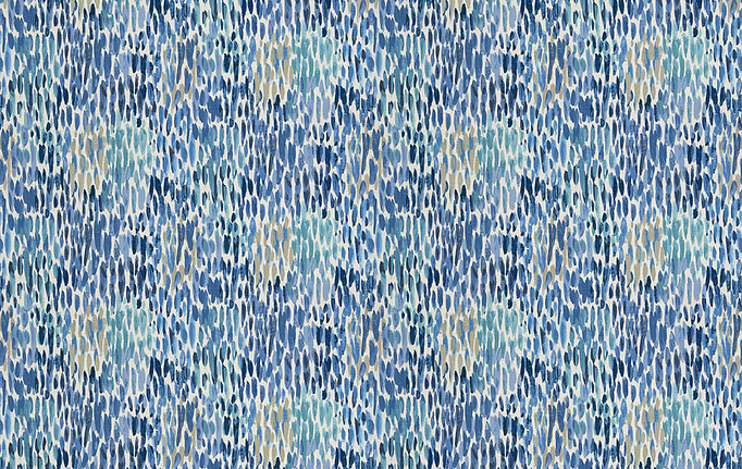 Американская ткань Fabricut, коллекция Chromatics Vol.XXVI Azure, артикул VasaDrops/Bluebell