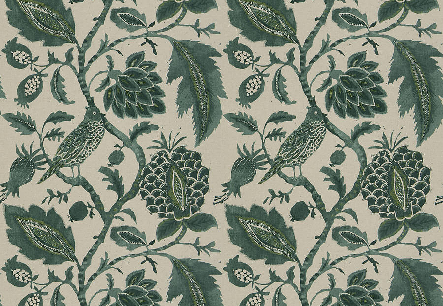 Ткань Fabricut Chromatics Vol.XXVI Succulent Hermitage/Peacock