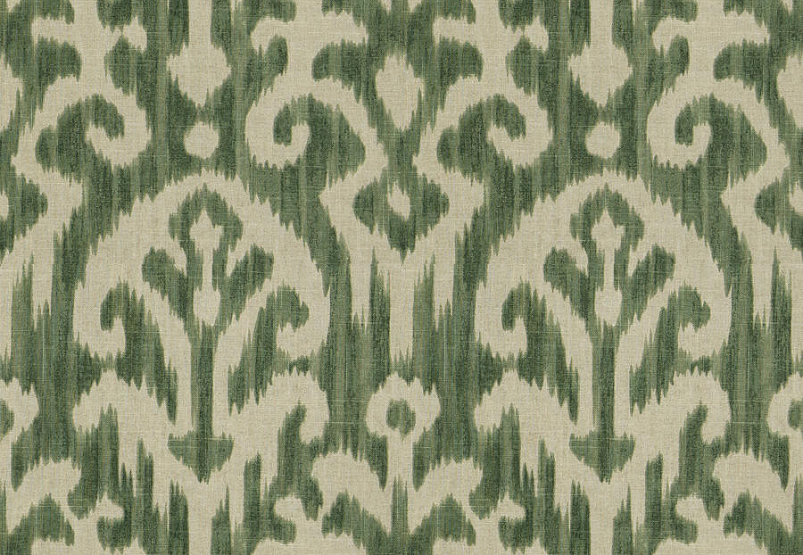 Ткань Fabricut Chromatics Vol.XXVI Succulent HueIkat/KellyGreen