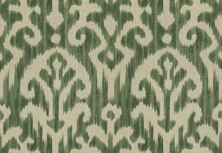 Ткань Fabricut Chromatics Vol.XXVI Succulent HueIkat/KellyGreen