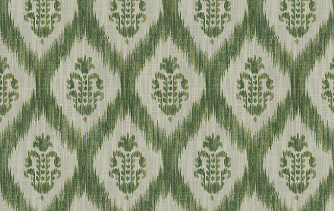 Американская ткань Fabricut, коллекция Chromatics Vol.XXVI Succulent, артикул IdolIkat/Greenery