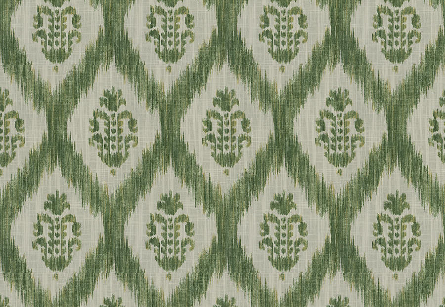 Ткань Fabricut Chromatics Vol.XXVI Succulent IdolIkat/Greenery
