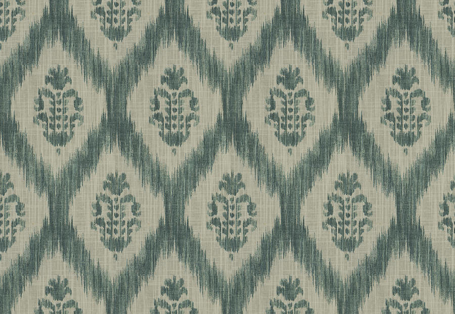 Ткань Fabricut Chromatics Vol.XXVI Succulent IdolIkat/Robin'sEgg