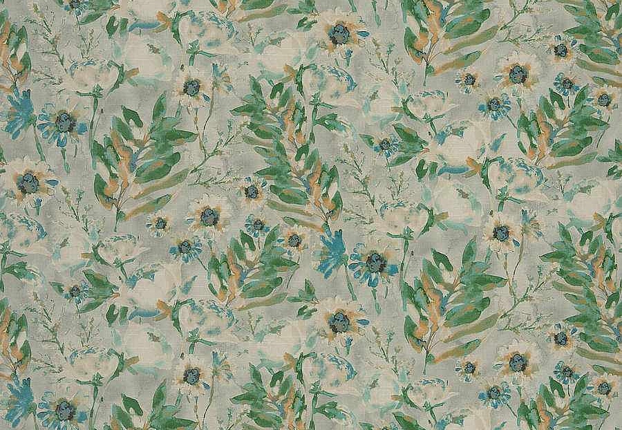 Ткань Fabricut Chromatics Vol.XXVI Succulent RopaeFloral/Seaglass