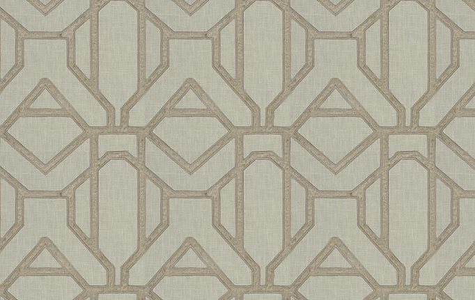 Американская ткань Fabricut, коллекция Luxe Nuances Champagne, артикул EstateLattice/Sand