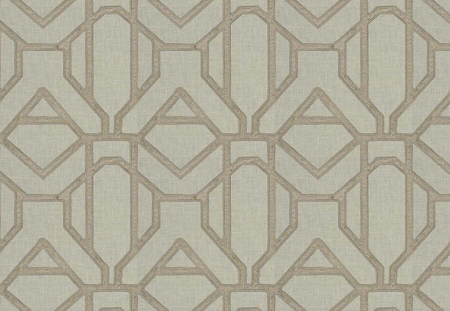 Ткань Fabricut Luxe Nuances Champagne EstateLattice/Sand