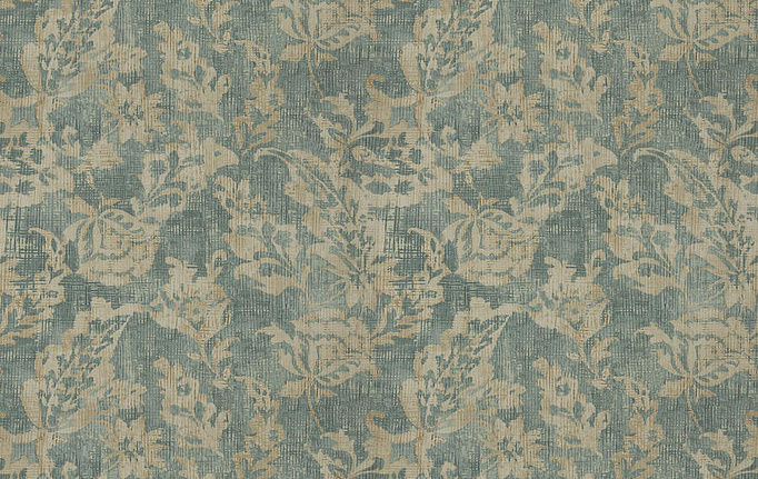 Американская ткань Fabricut, коллекция Luxe Nuances Sapphire Forest, артикул AgelessBeauty/Ceramic