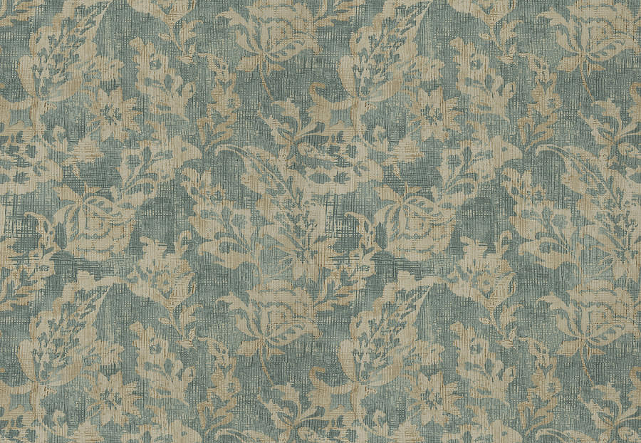 Ткань Fabricut Luxe Nuances Sapphire Forest AgelessBeauty/Ceramic