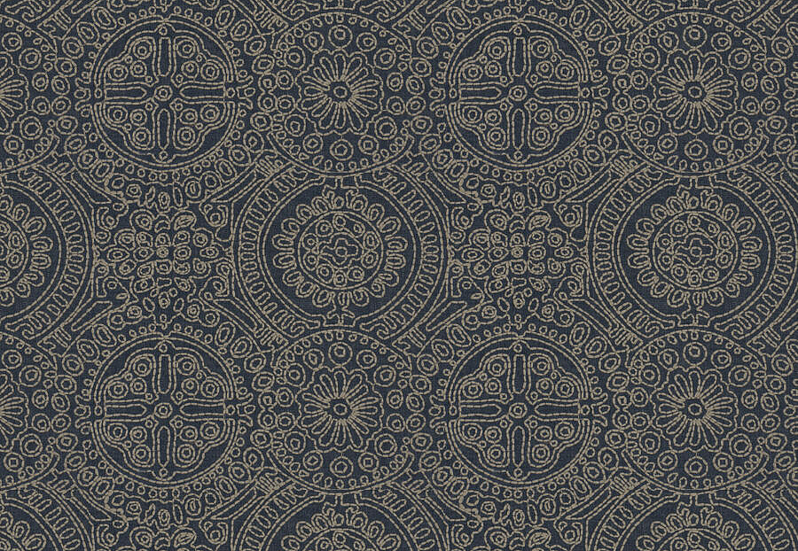Ткань Fabricut Luxe Nuances Sapphire Forest Calabasas/Denim