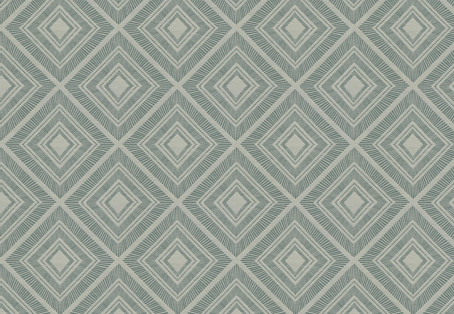 Ткань Fabricut Luxe Nuances Sapphire Forest HammockDiamond/Seafoam