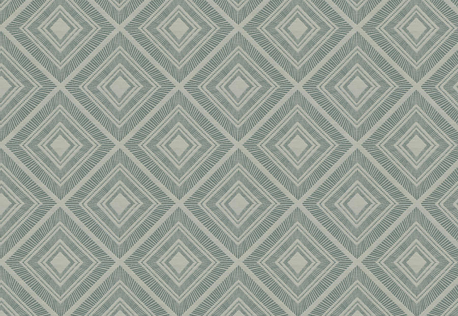 Ткань Fabricut Luxe Nuances Sapphire Forest HammockDiamond/Seafoam