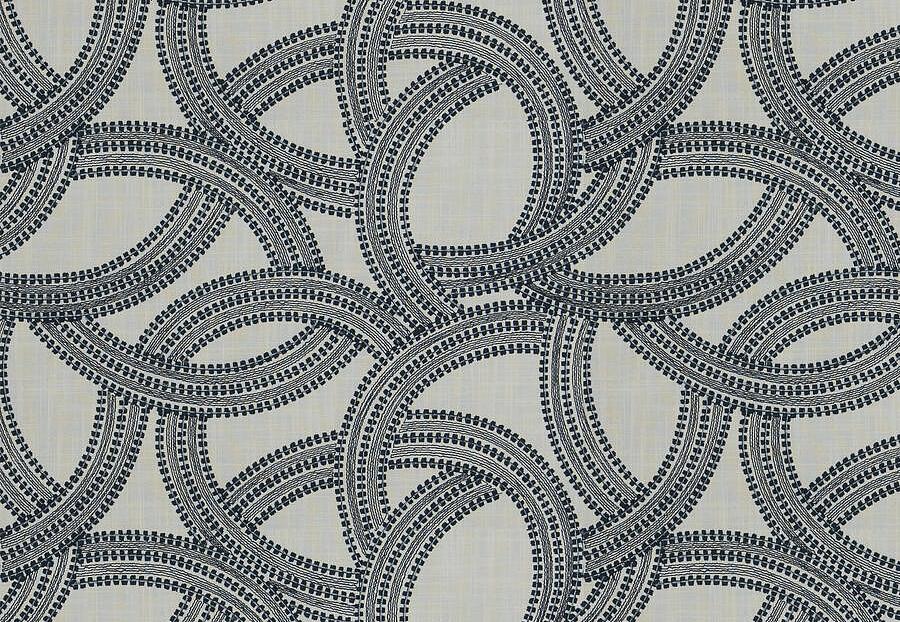 Ткань Fabricut Luxe Nuances Sapphire Forest JetSet/Navy