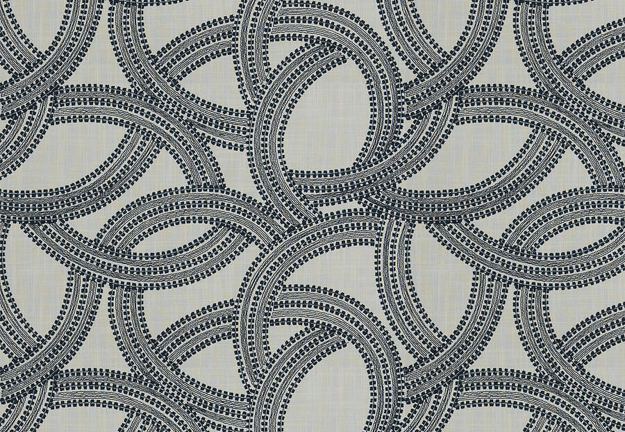 Ткань Fabricut Luxe Nuances Sapphire Forest JetSet/Navy