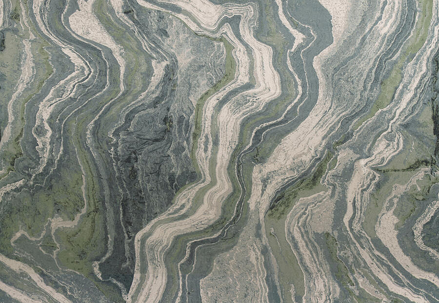 Ткань Fabricut Luxe Nuances Sapphire Forest MarbleSatin/Jade