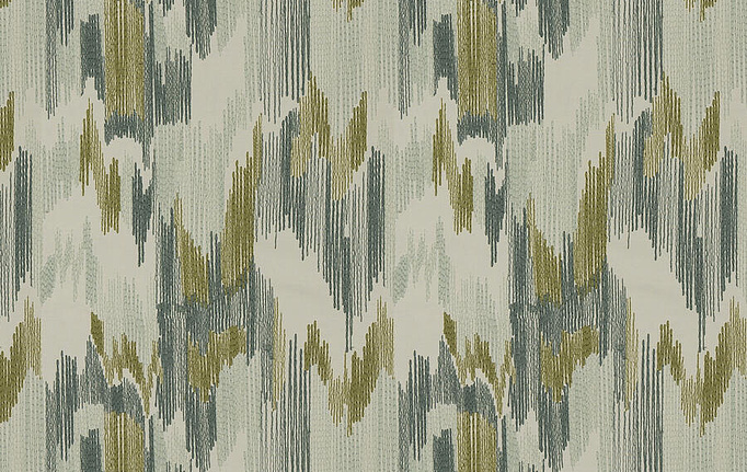 Американская ткань Fabricut, коллекция Luxe Nuances Sapphire Forest, артикул Outrageous/Greenery