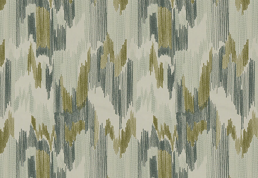 Ткань Fabricut Luxe Nuances Sapphire Forest Outrageous/Greenery