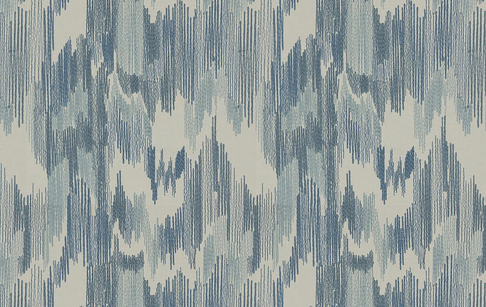 Американская ткань Fabricut, коллекция Luxe Nuances Sapphire Forest, артикул Outrageous/Ocean