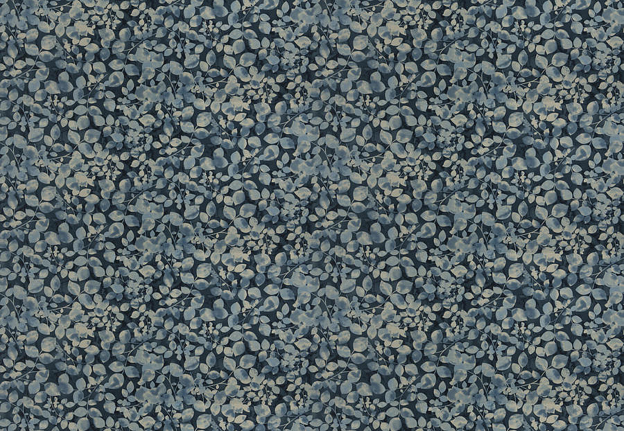 Ткань Fabricut Luxe Nuances Sapphire Forest PotomacLeaves/Lapis