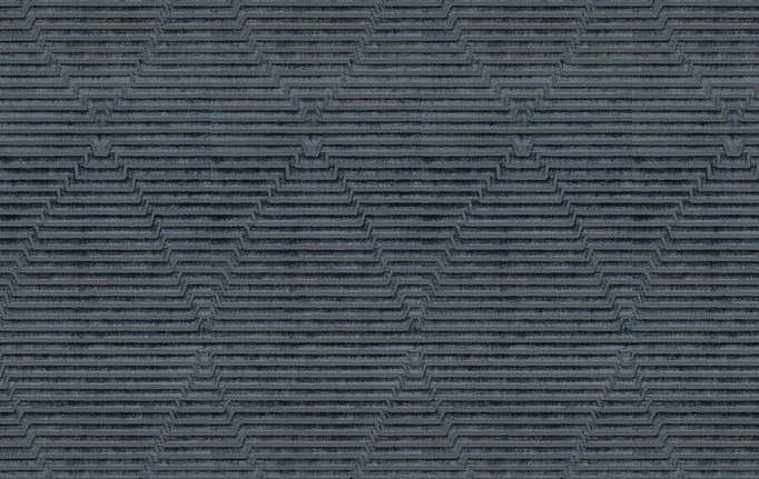 Американская ткань Fabricut, коллекция Luxe Nuances Sapphire Forest, артикул RitzyGeometric/Midnight