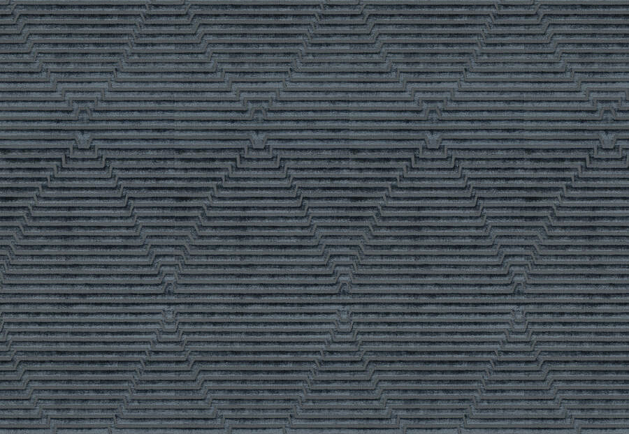 Ткань Fabricut Luxe Nuances Sapphire Forest RitzyGeometric/Midnight