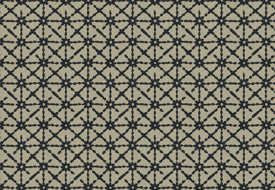 Ткань Fabricut Luxe Nuances Sapphire Forest Starry-Eyed/Indigo