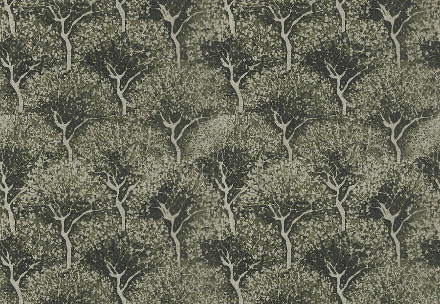 Ткань Fabricut Luxe Nuances Sapphire Forest Well-being/Evergreen