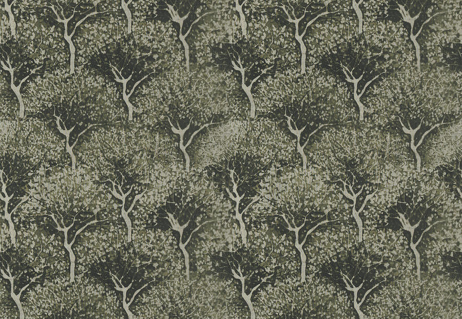 Ткань Fabricut Luxe Nuances Sapphire Forest Well-being/Evergreen