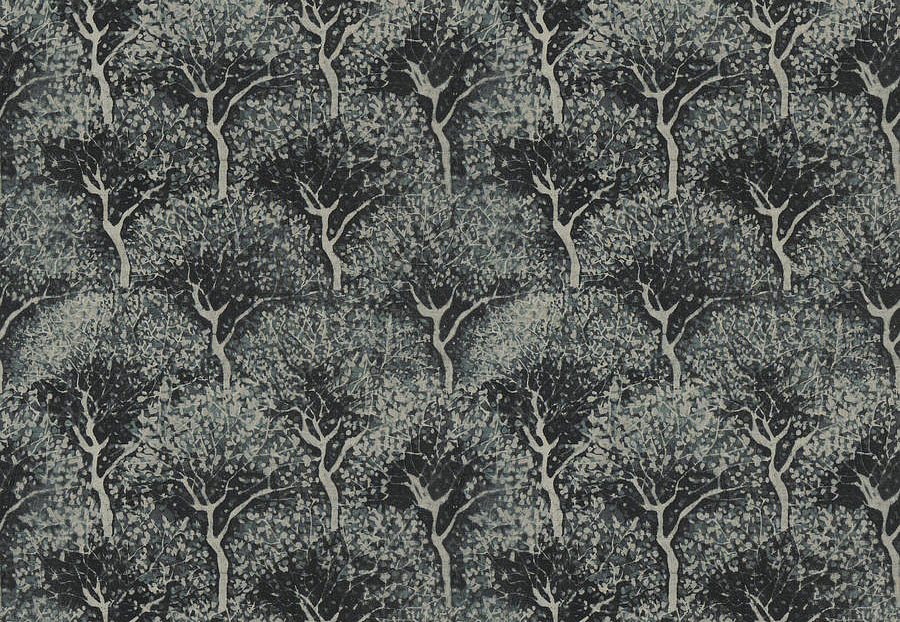 Ткань Fabricut Luxe Nuances Sapphire Forest Well-being/TropicIndigo