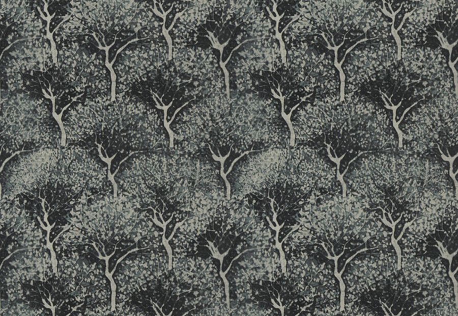 Ткань Fabricut Luxe Nuances Sapphire Forest Well-being/TropicIndigo