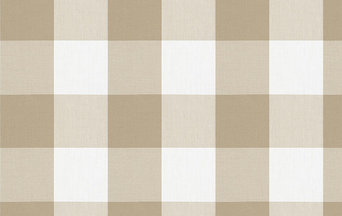 Американская ткань Fabricut, коллекция Clean & Classic Indoor/Outdoor Checks & Stripes, артикул CampingCheck/Linen