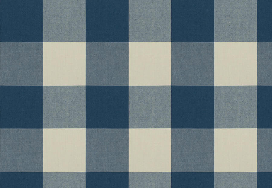 Ткань Fabricut Clean & Classic Indoor/Outdoor Checks & Stripes CampingCheck/Blue