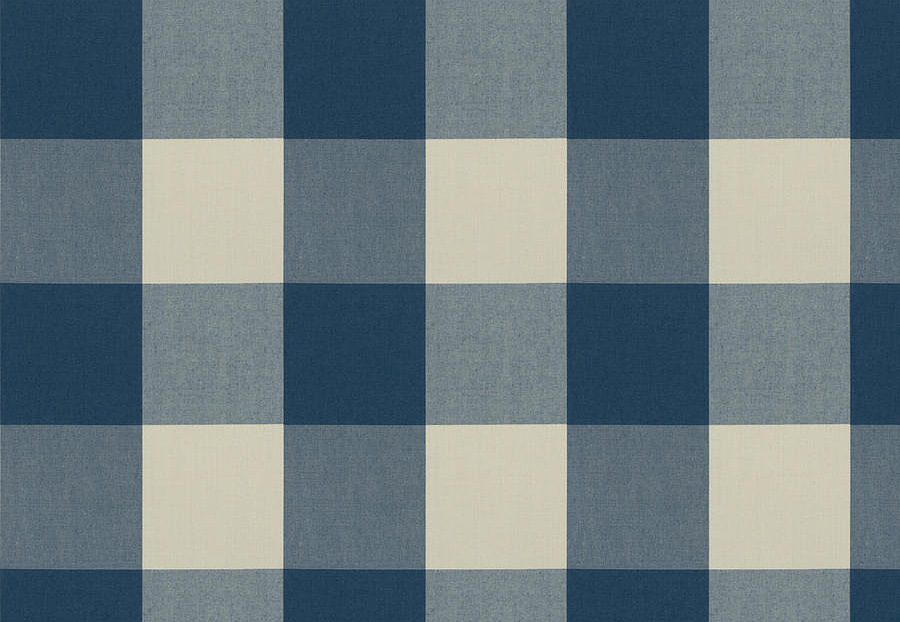 Ткань Fabricut Clean & Classic Indoor/Outdoor Checks & Stripes CampingCheck/Blue