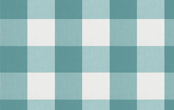 Американская ткань Fabricut, коллекция Clean & Classic Indoor/Outdoor Checks & Stripes, артикул CampingCheck/Aquamarine