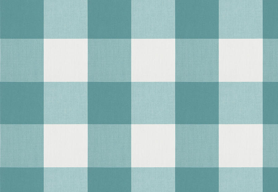 Ткань Fabricut Clean & Classic Indoor/Outdoor Checks & Stripes CampingCheck/Aquamarine