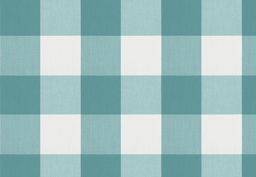 Ткань Fabricut Clean & Classic Indoor/Outdoor Checks & Stripes CampingCheck/Aquamarine