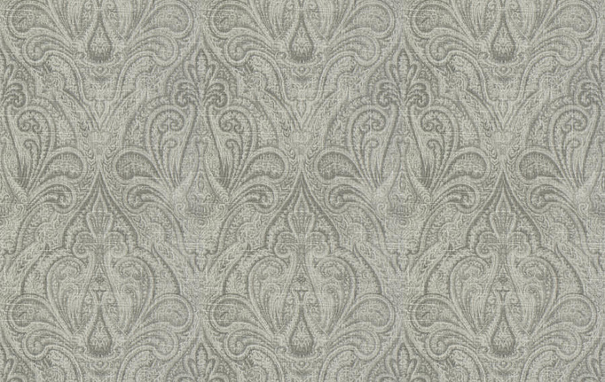 Американская ткань Fabricut, коллекция Chromatics Vol.XXVI Ecru, артикул DrypointPaisley/Silver