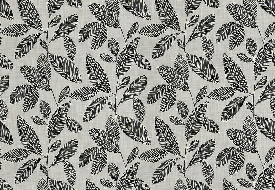 Ткань Fabricut Chromatics Vol.XXVI Ecru WirthLeaves/Jet