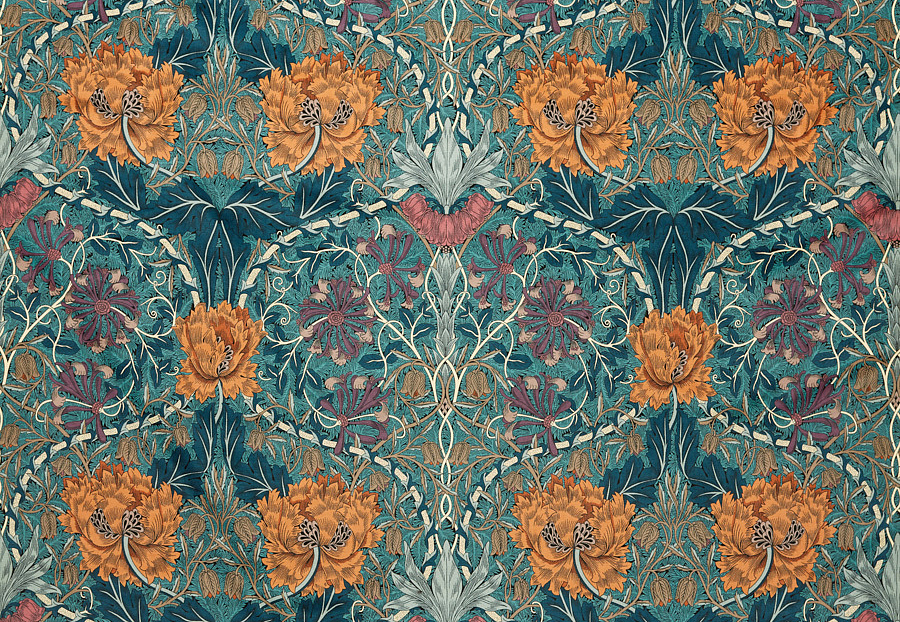 Ткань Morris & Co Rouen Velvets 236940